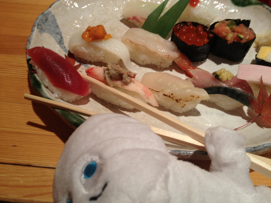10 Sushi Lunch near Imperial Palace - 7.12.14 10 Sushi Lunch near Imperial Palace - 7.12.14